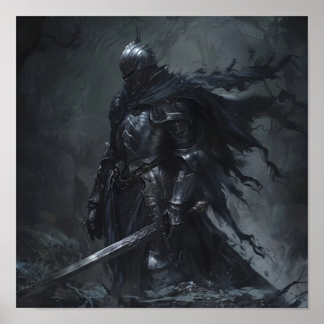 Dark Fantasy Knight Poster (Vorne)