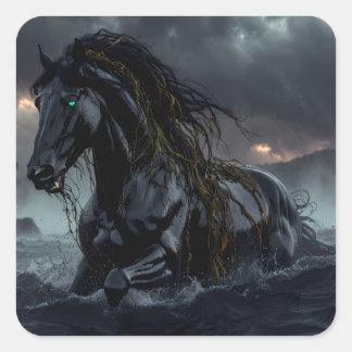Dark Fantasy Pferde Aufkleber – Storm Stallion Got