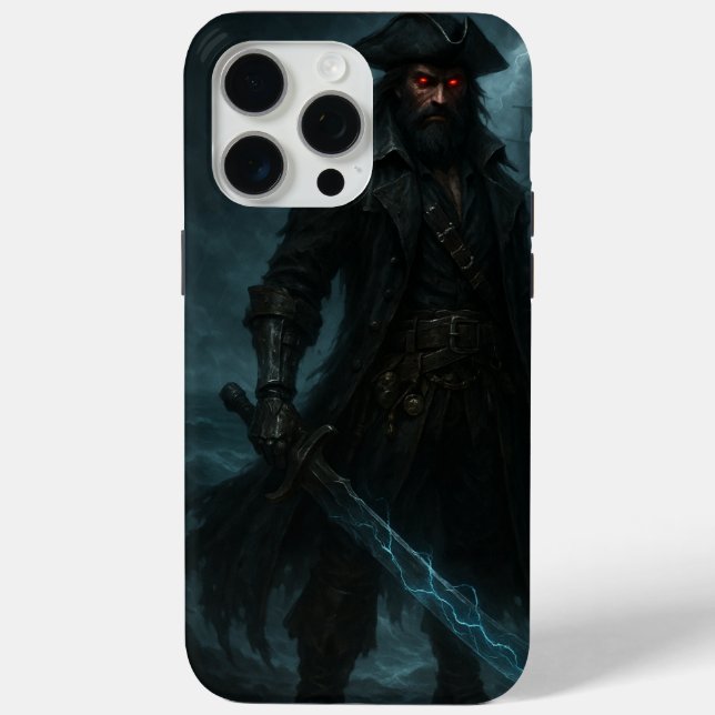 Dark Fantasy Pirate iPhone 15 Pro Max Case (Rückseite)