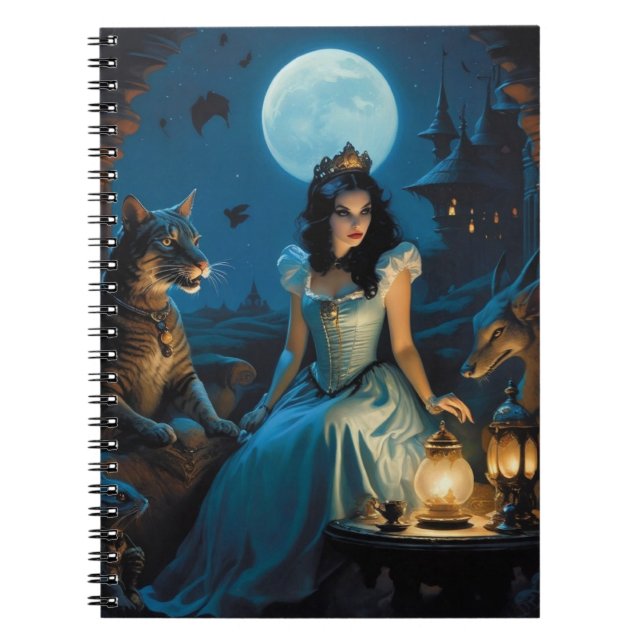 Dark Fantasy Princess Notizblock (Vorderseite)