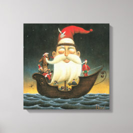 Dark Fantasy Santa Pirate Leinwand Art