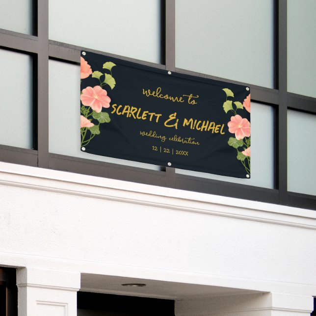 Dark Floral Banner (Äußeres Gebäude)