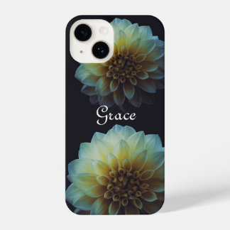 Dark Floral Personalisiert iPhone Case iPhone 14 Hülle