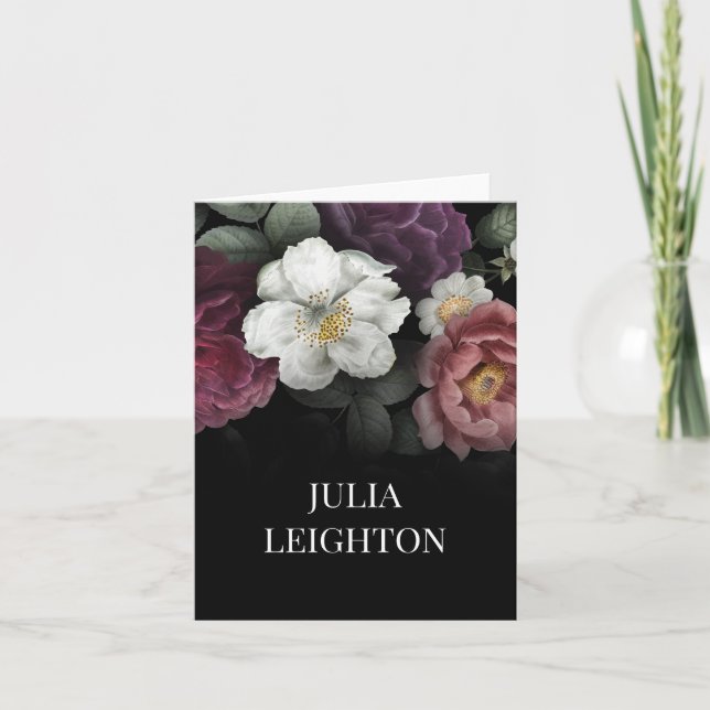 Dark Florals (Vorderseite)