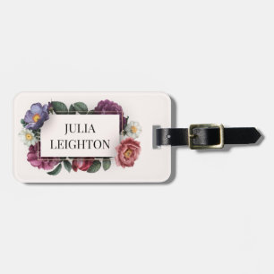 Dark Florals Gepäckanhänger