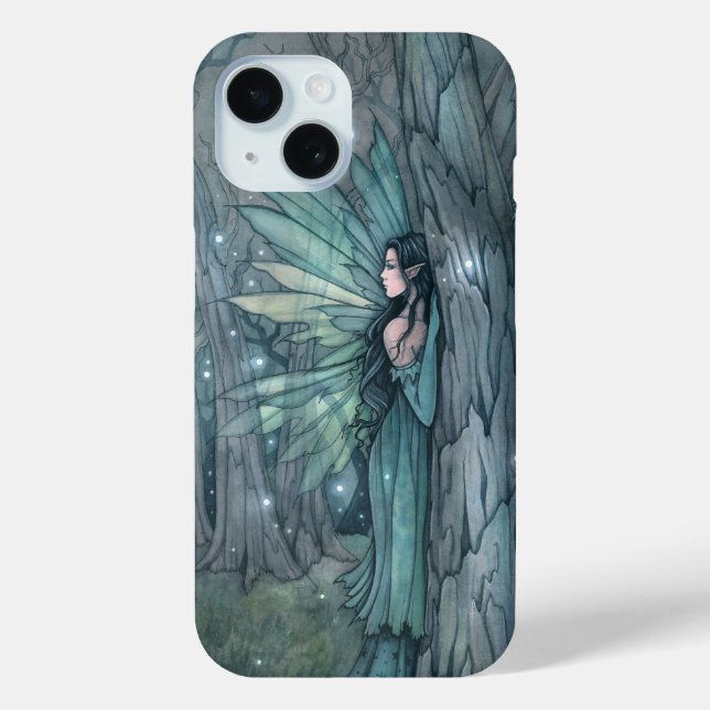 Dark Forest Fairy Fantasy Mysitwork Case-Mate iPhone Hülle (Rückseite)