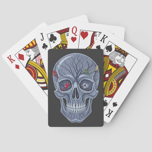 DARK FOREST SKULL SPIELKARTEN (Rückseite)