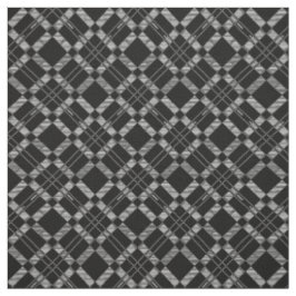 Dark Geometric Muster Schwarz-weiß Abstrakt Hübsch Stoff