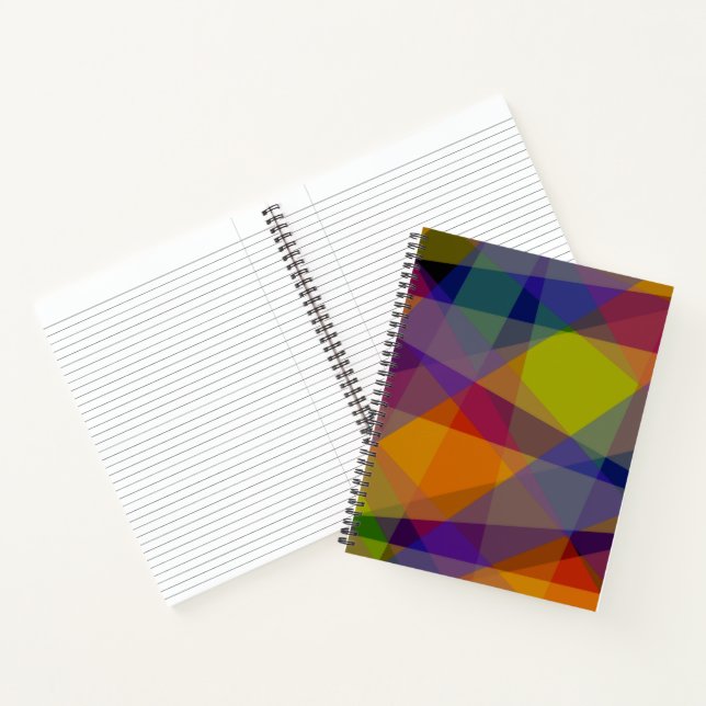 Dark Geometric - Notebook Notizbuch (Innenseite)
