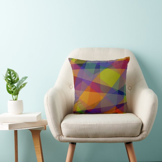 Dark Geometric - Pillow Kissen (Stuhl )