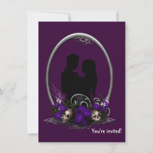 Dark Gewerkschaft Vampire Goth Wedding Einladung