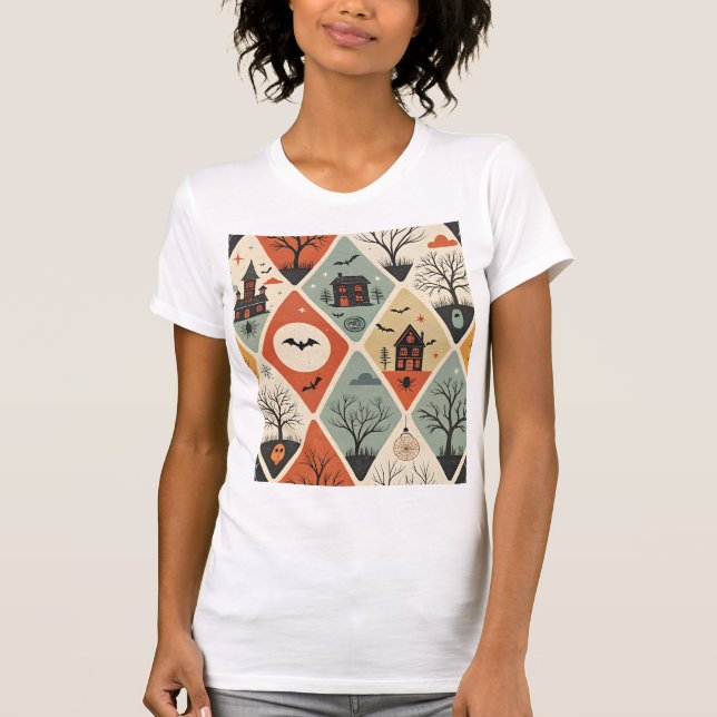 Dark ghost pattern T-Shirt (Vorderseite)