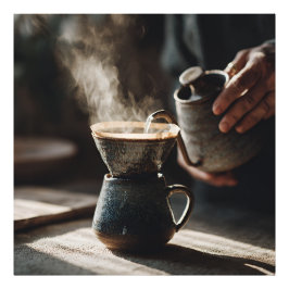 Dark Glaze Pour Over Ritual Fotodruck