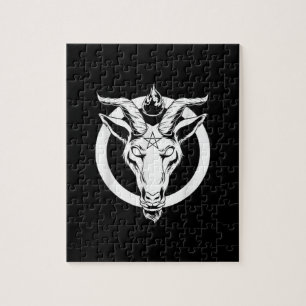 Dark Goat Baphomet, Satanic Lucifer Beelzebub Gesc