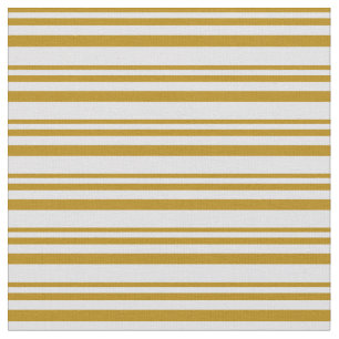 Dark Goldenrod und Lavender Lines Stoff