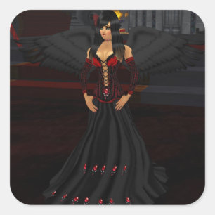 Dark Goth Engel Stickers