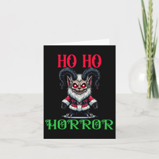Dark Gothic Festive Vibes Ho Ho Horror Krampus Chr Karte