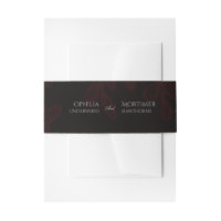 Dark Gothic Floral Black Wedding