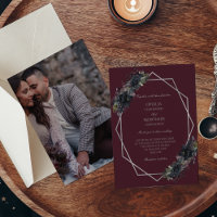 Dark Gothic Floral Formal Foto Hochzeit