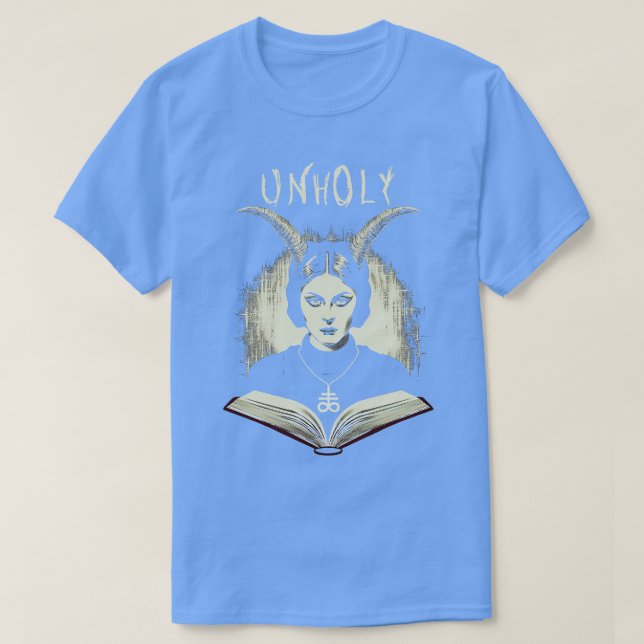 Dark Gothic Horror Unholy T-Shirt (Design vorne)