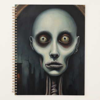 Dark Gothic Portrait-Notebook - Mysteriöser Horror Planer