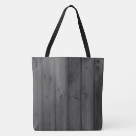 Dark Gray Imitats Wood Tasche