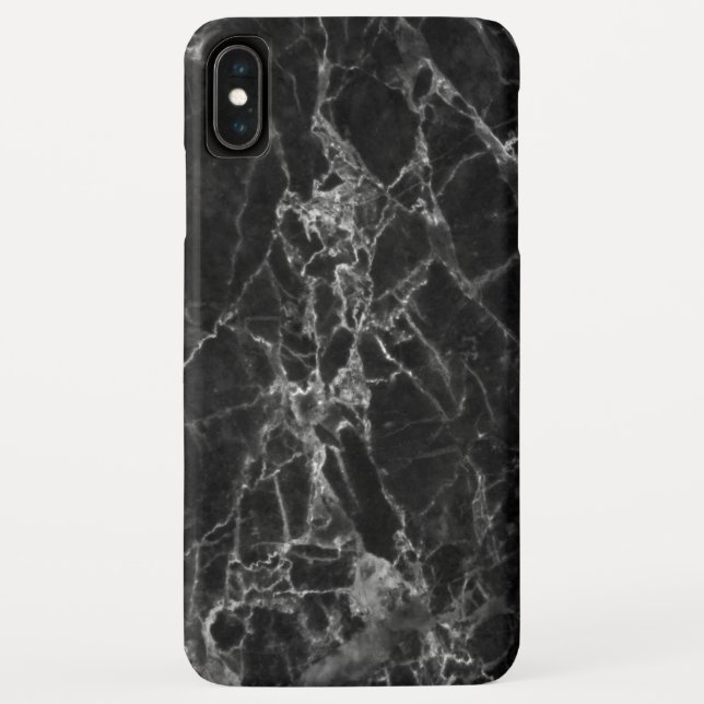 Dark Gray Marble Case-Mate iPhone Hülle (Rückseite)