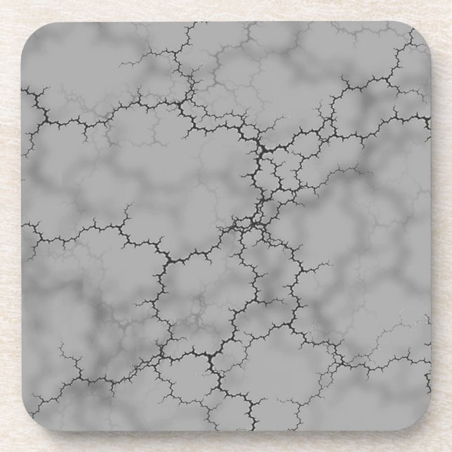 Dark Gray Marble Untersetzer (Vorderseite)