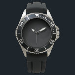 Dark Gray Mens Womens Luxuriuk Watch | Trendy Armbanduhr<br><div class="desc">Set zu Betäubung. Das ist ein elegantes Uhrwerk mit einer abenteuerlichen Seite. Denken Sie, schwarze Krawatte trifft Party. Das Gesicht Pop mit Tiefe und Details und Sie müssen sich keine Sorgen machen, dass es nicht in der Lage ist, in der realen Welt hängen. Dieses Zeitstück Set Sie von der Erholung...</div>