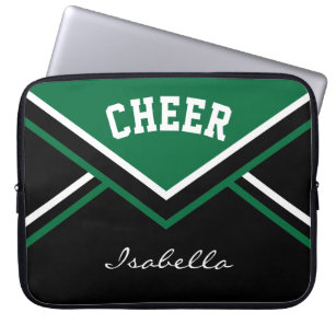 Dark Green Cheerleader Cheerleader Cheer Laptopschutzhülle