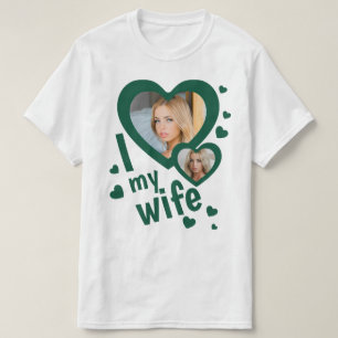Dark Green Custom J'aime mes femmes hommes t-shirt