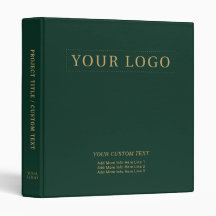 Dark Green & Gold Simple Business-Logo-Werbeaktion