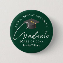 Dark Green Graduate Custom 2025 Abschluss