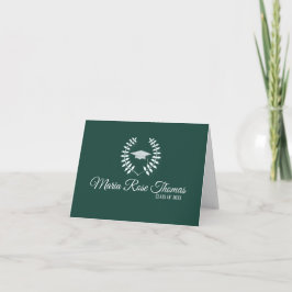 Dark Green Grand Dankeschön (4,25" x 5,5"), Dankeskarte
