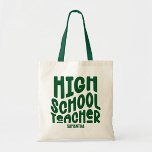 Dark Green High School Lehrer Tragetasche