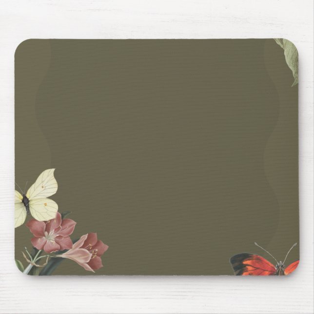 Dark Green Simple Mouse Pad Mousepad (Vorne)