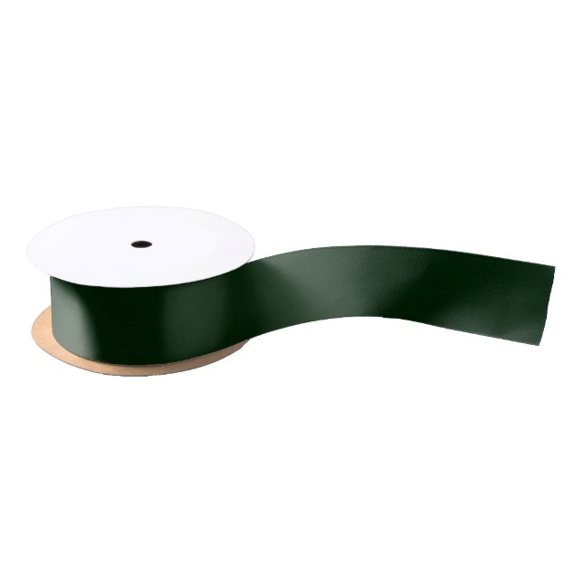 Dark green textured satinband (Spule)