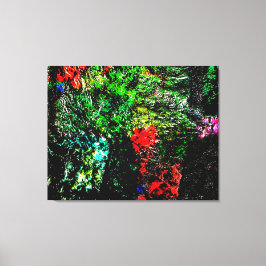 Dark green textured Stretched Canvas Print,Bold  Leinwanddruck