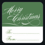 DARK GREEN WHITE CHRISTMAS GIFT TAG STICKERS<br><div class="desc">DARK GREEN AND WHITE CHRISTMAS GIFT TAG STICKERS mit weißem Script Schriftart Text, um Ihre Weihnachtsgeschenke und Feiertage Geschenke zu schmücken. Die Größe (in 1, 5 Zoll) und die Form des Aufklebers können geändert werden. Karo auf dem Bildschirm, um sicherzustellen, dass Ihr Aufkleber gut aussieht. Es druckt so, wie Sie...</div>
