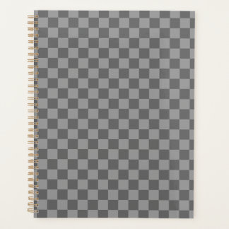 Dark Grey Gray Checkered Checkerboard