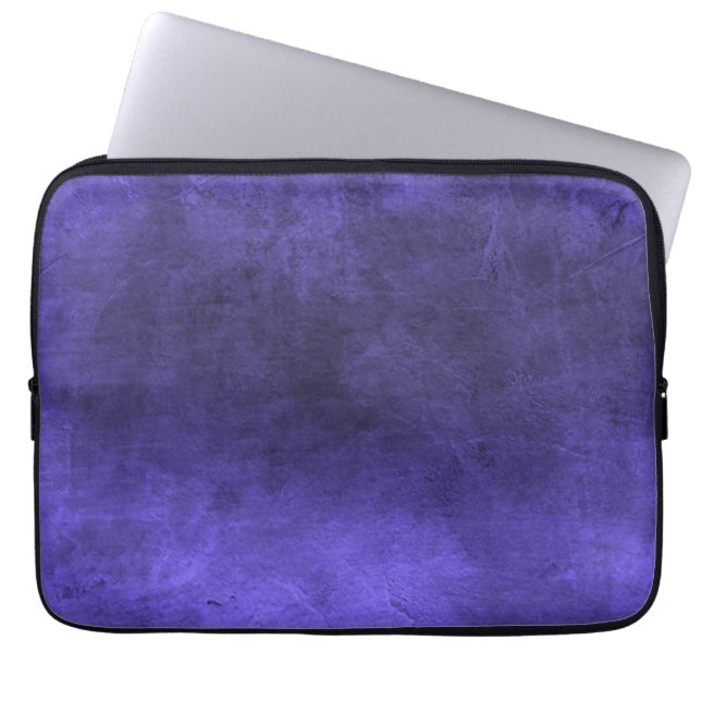 Dark Grunge - Indigo Laptopschutzhülle (Vorderseite)