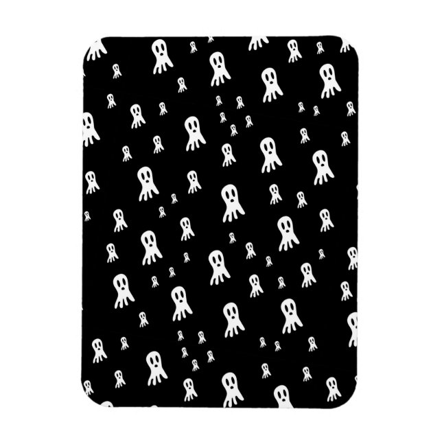 Dark Halloween Ghosts Magnet (Vertikal)