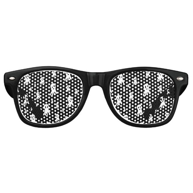 Dark Halloween Ghosts Partybrille (Vorderseite)