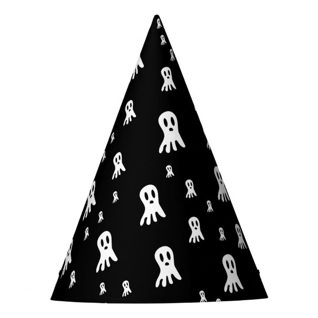 Dark Halloween Ghosts Partyhütchen (Vorderseite)