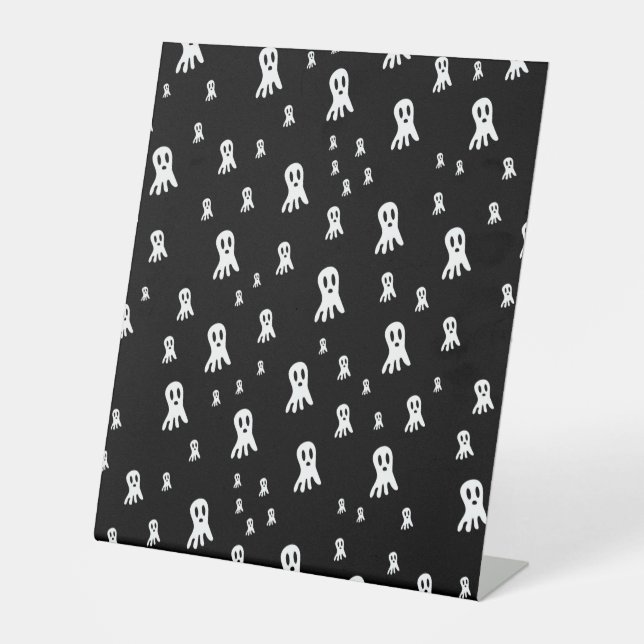 Dark Halloween Ghosts Sockelschild (Vorderseite)