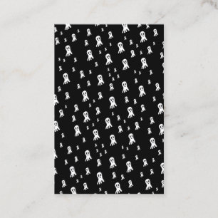 Dark Halloween Ghosts Visitenkarte