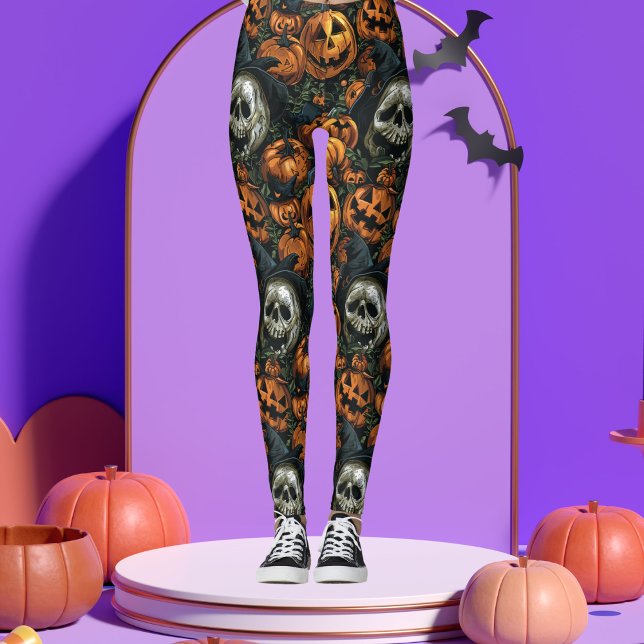 Dark Halloween Pumpkin Leggings (Von Creator hochgeladen)
