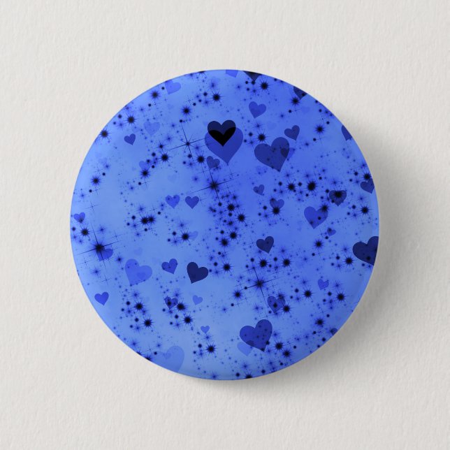 Dark Heart Bokeh Pattern One Button (Vorderseite)