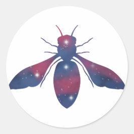 Dark Honeybee Starscape Sticker