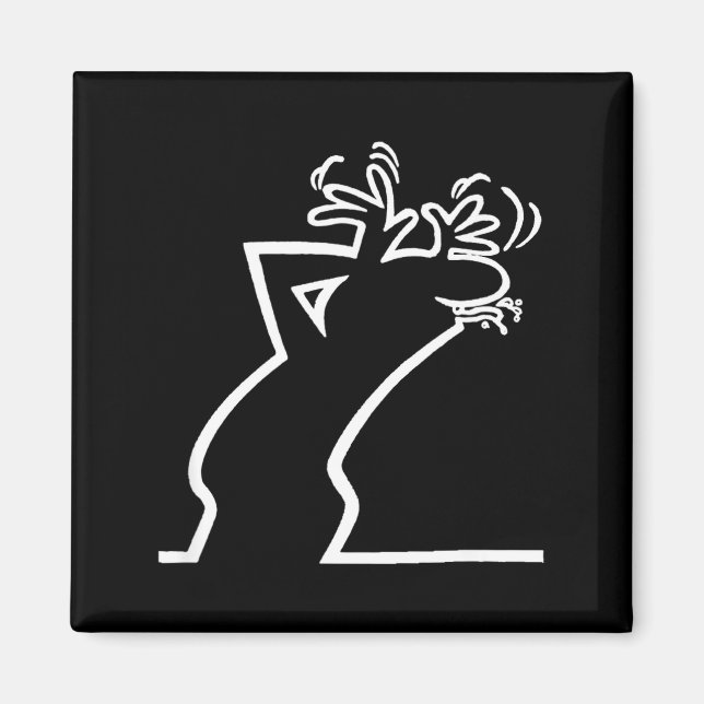 Dark Humor Sarcasm Funny Quote Witty Irony Office  Magnet (Vorne)